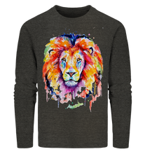 Lade das Bild in den Galerie-Viewer, Bunter Löwe - Organic Sweatshirt
