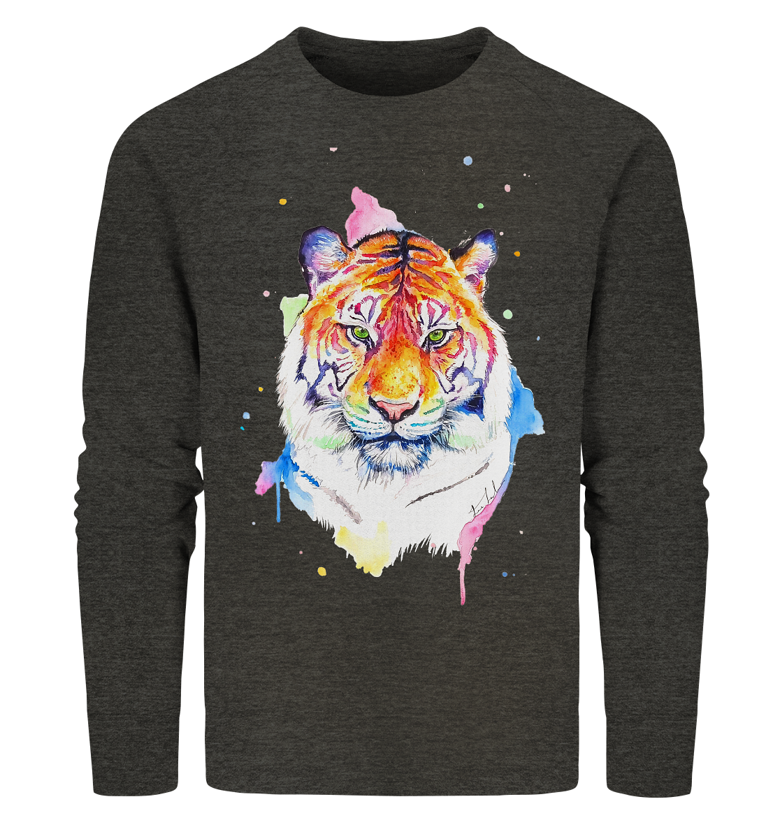 Bunter Tiger - Organic Sweatshirt