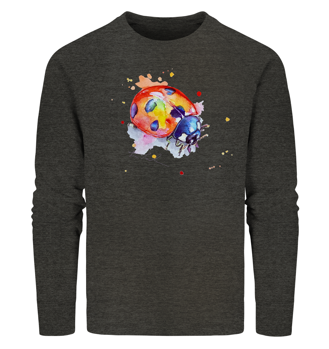 Bunter Marienkäfer - Organic Sweatshirt