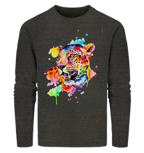 Lade das Bild in den Galerie-Viewer, Bunter Leopard  - Organic Sweatshirt
