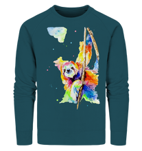 Lade das Bild in den Galerie-Viewer, Buntes Faultier - Organic Sweatshirt

