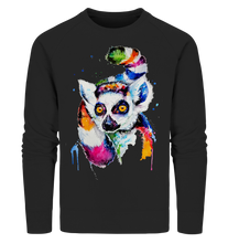 Lade das Bild in den Galerie-Viewer, Bunter Katta - Organic Sweatshirt
