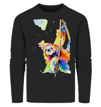 Lade das Bild in den Galerie-Viewer, Buntes Faultier - Organic Sweatshirt
