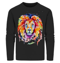 Lade das Bild in den Galerie-Viewer, Bunter Löwe - Organic Sweatshirt
