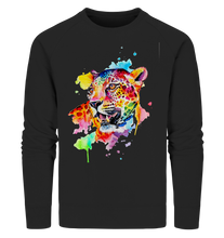 Lade das Bild in den Galerie-Viewer, Bunter Leopard  - Organic Sweatshirt
