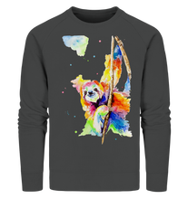 Lade das Bild in den Galerie-Viewer, Buntes Faultier - Organic Sweatshirt
