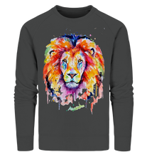 Lade das Bild in den Galerie-Viewer, Bunter Löwe - Organic Sweatshirt
