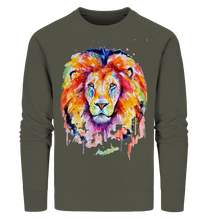 Lade das Bild in den Galerie-Viewer, Bunter Löwe - Organic Sweatshirt
