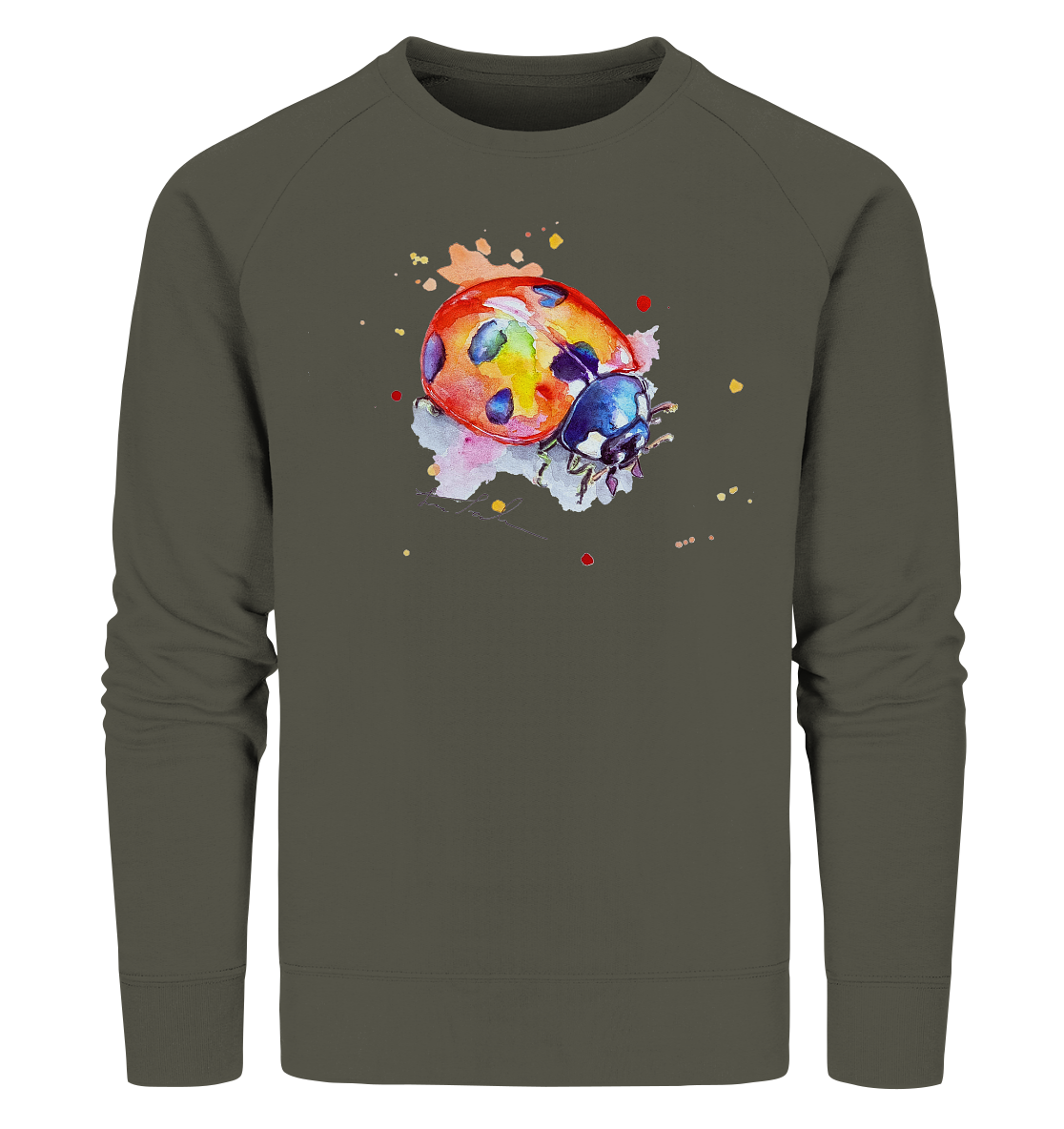 Bunter Marienkäfer - Organic Sweatshirt