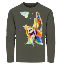 Lade das Bild in den Galerie-Viewer, Buntes Faultier - Organic Sweatshirt
