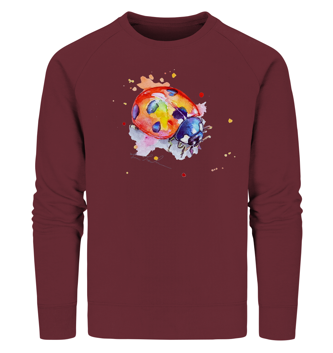 Bunter Marienkäfer - Organic Sweatshirt