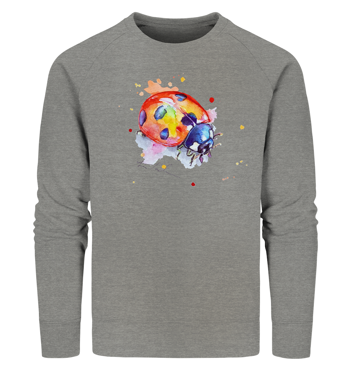 Bunter Marienkäfer - Organic Sweatshirt