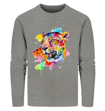 Lade das Bild in den Galerie-Viewer, Bunter Leopard  - Organic Sweatshirt
