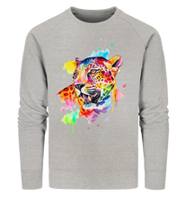 Lade das Bild in den Galerie-Viewer, Bunter Leopard  - Organic Sweatshirt
