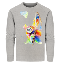 Lade das Bild in den Galerie-Viewer, Buntes Faultier - Organic Sweatshirt
