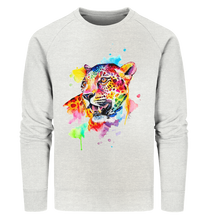 Lade das Bild in den Galerie-Viewer, Bunter Leopard  - Organic Sweatshirt
