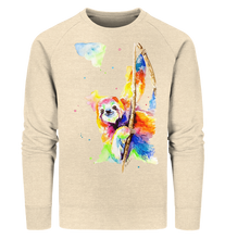 Lade das Bild in den Galerie-Viewer, Buntes Faultier - Organic Sweatshirt

