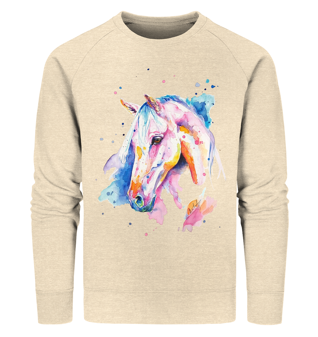 Buntes Pferd - Organic Sweatshirt