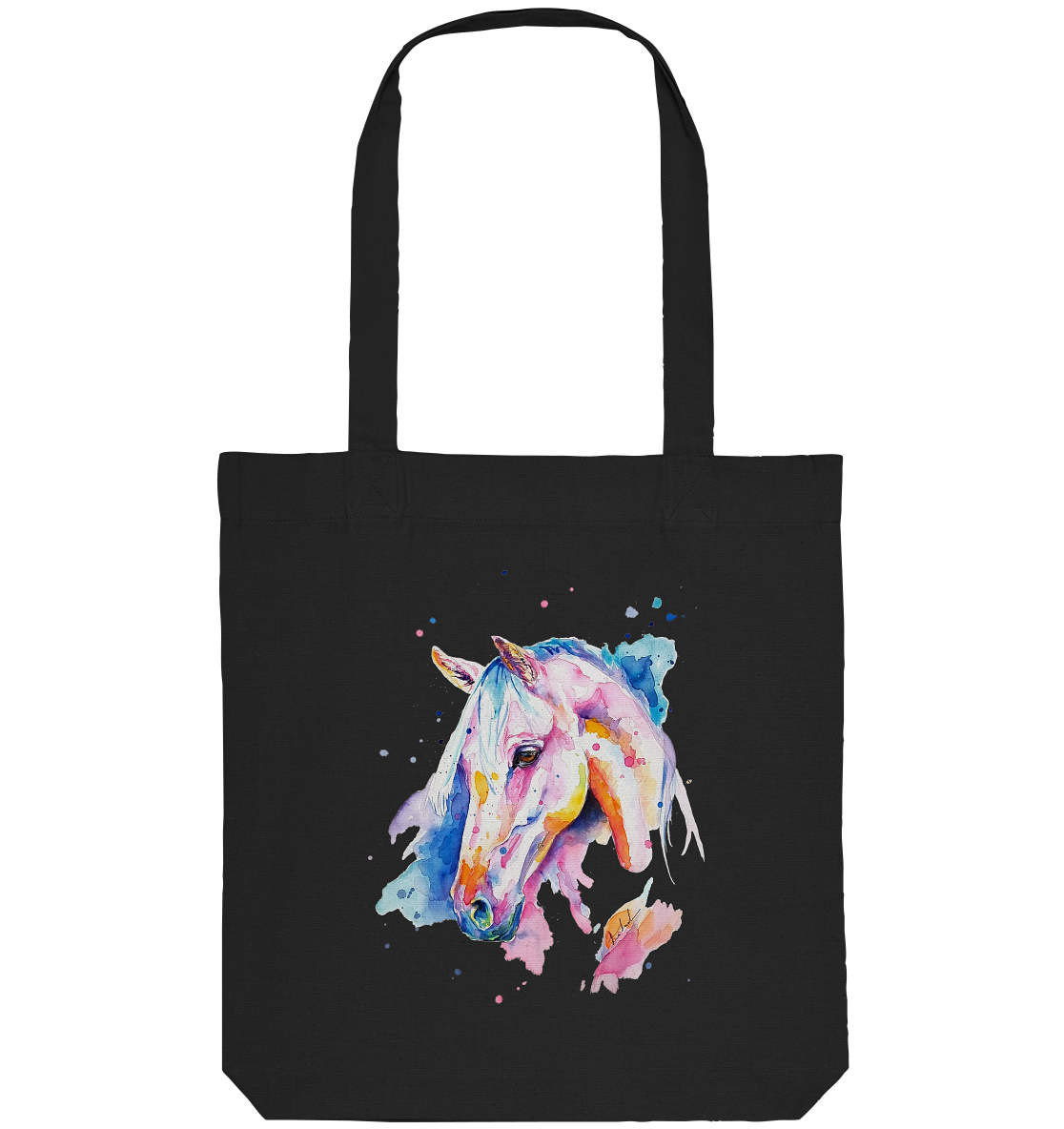 Buntes Pferd - Organic Tote-Bag