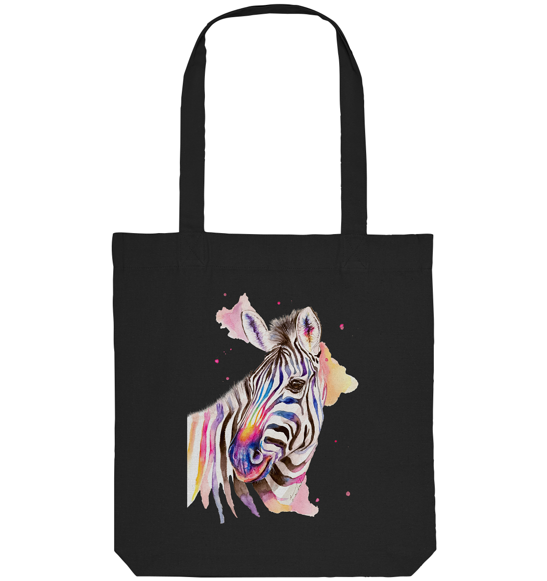 Buntes Zebra - Organic Tote-Bag