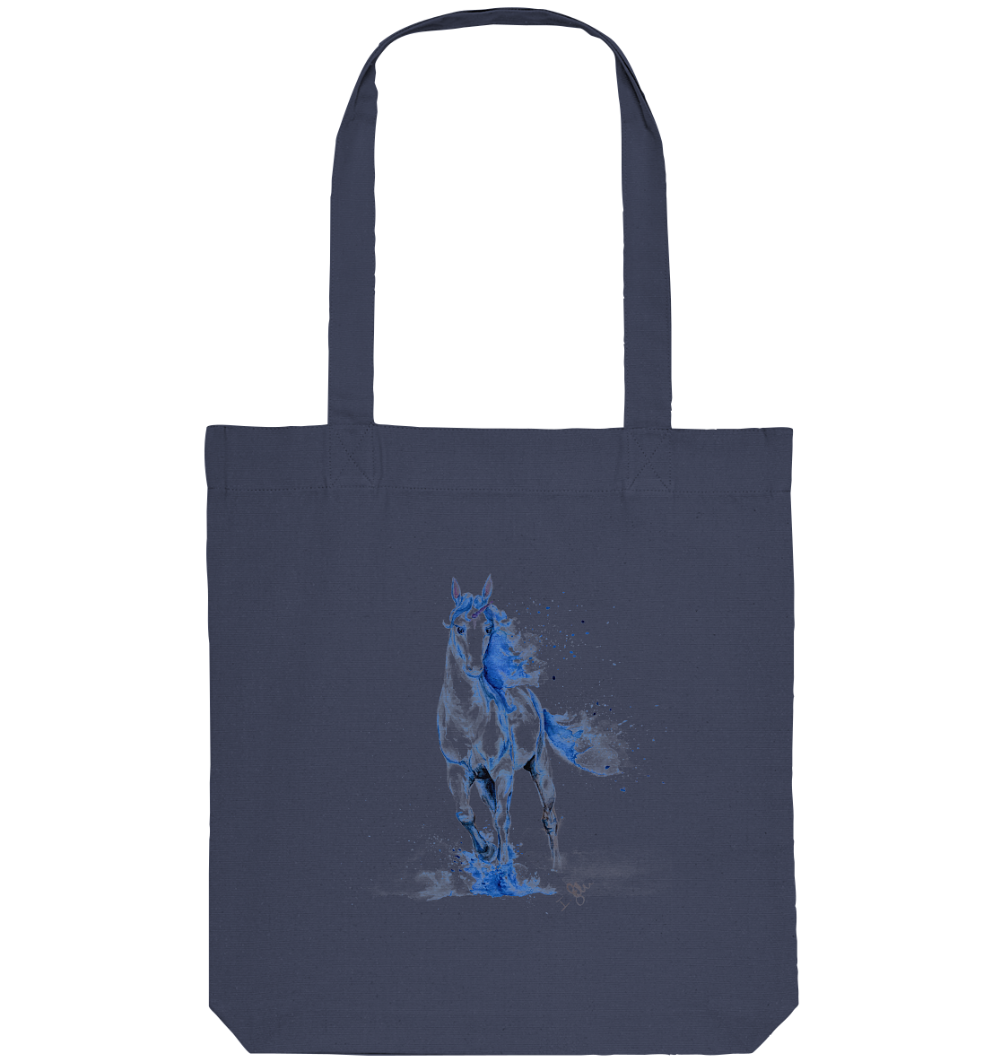 Blaues Einhorn - Organic Tote-Bag