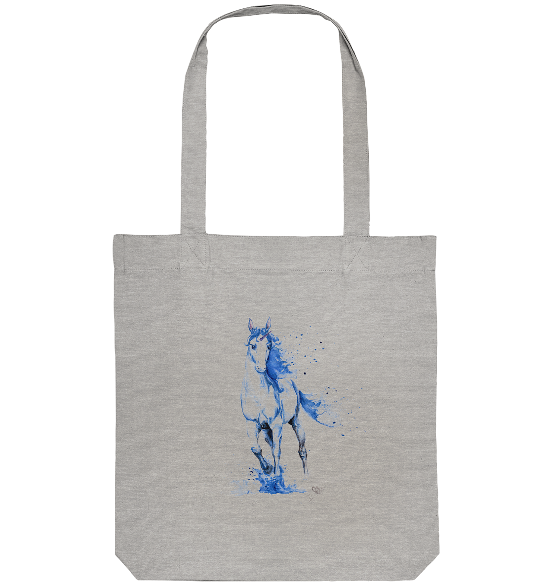 Blaues Einhorn - Organic Tote-Bag
