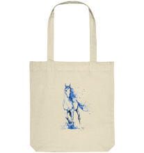 Lade das Bild in den Galerie-Viewer, Blaues Einhorn - Organic Tote-Bag
