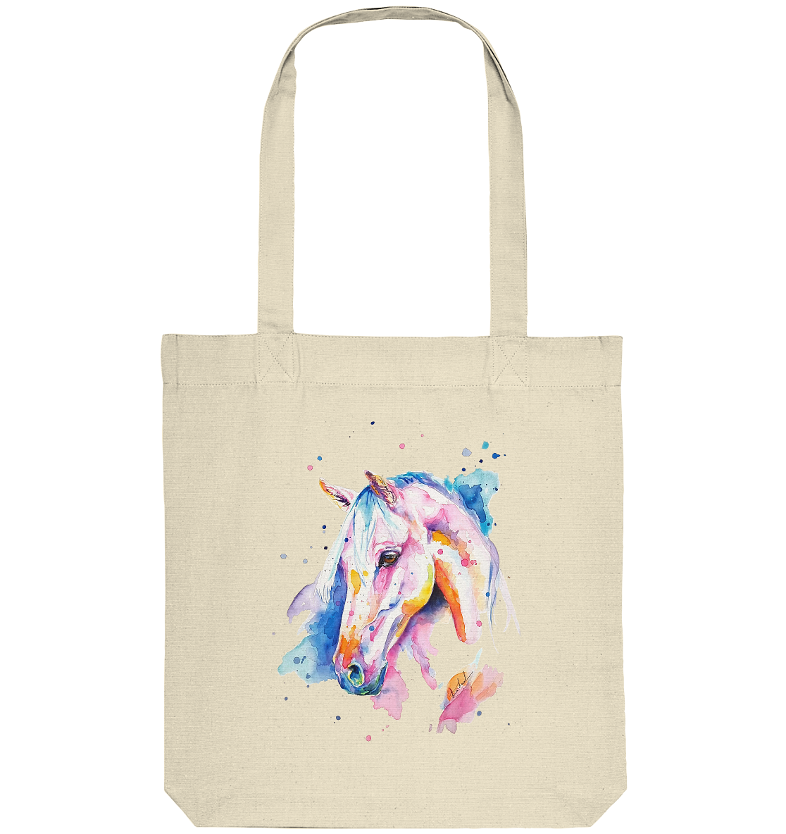 Buntes Pferd - Organic Tote-Bag