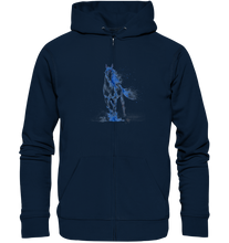 Lade das Bild in den Galerie-Viewer, Blaues Einhorn - Organic Zipper
