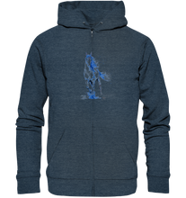 Lade das Bild in den Galerie-Viewer, Blaues Einhorn - Organic Zipper
