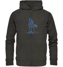 Lade das Bild in den Galerie-Viewer, Blaues Einhorn - Organic Zipper
