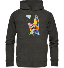 Lade das Bild in den Galerie-Viewer, Buntes Faultier - Organic Zipper

