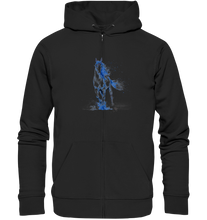 Lade das Bild in den Galerie-Viewer, Blaues Einhorn - Organic Zipper
