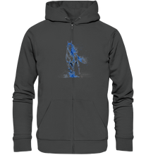 Lade das Bild in den Galerie-Viewer, Blaues Einhorn - Organic Zipper

