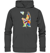 Lade das Bild in den Galerie-Viewer, Buntes Faultier - Organic Zipper
