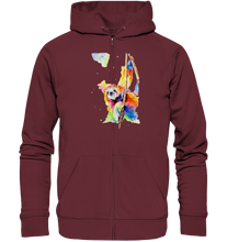 Lade das Bild in den Galerie-Viewer, Buntes Faultier - Organic Zipper
