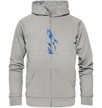 Lade das Bild in den Galerie-Viewer, Blaues Einhorn - Organic Zipper
