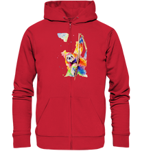 Lade das Bild in den Galerie-Viewer, Buntes Faultier - Organic Zipper
