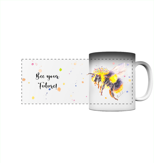 Trinkgefäße mit Hummel - Mila - Panorama Magic Mug