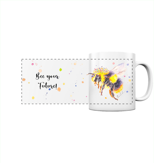 Trinkgefäße mit Hummel - Mila - Panorama Tasse