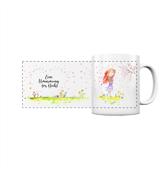 Eine Umarmung für dich - Frühlingsedition- Trinkgefäße - Panorama Tasse
