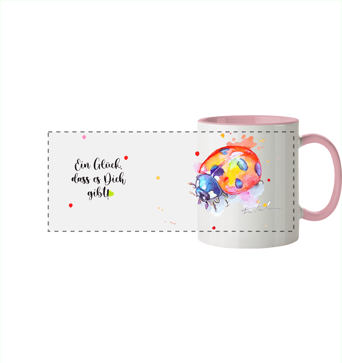 Tasse Wanda  - Panorama Tasse zweifarbig