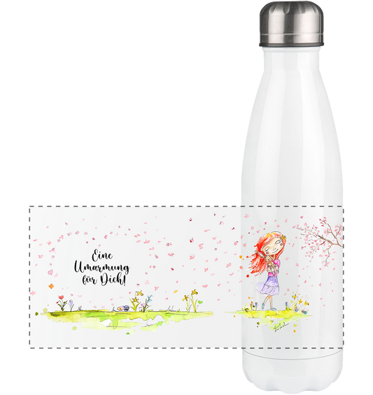 Eine Umarmung für dich - Frühlingsedition- Trinkgefäße - Panorama Thermoflasche 500ml