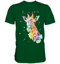 Lade das Bild in den Galerie-Viewer, Bunte Giraffe - Premium Shirt
