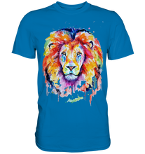 Lade das Bild in den Galerie-Viewer, Bunter Löwe - Premium Shirt
