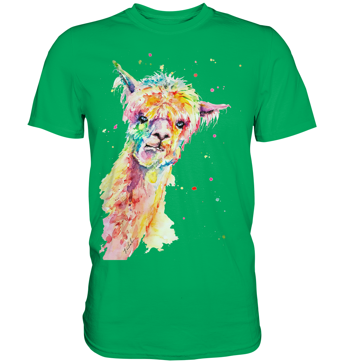 Lustiges Alpaka - Premium Shirt