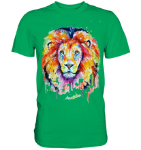 Lade das Bild in den Galerie-Viewer, Bunter Löwe - Premium Shirt
