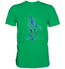 Lade das Bild in den Galerie-Viewer, Blaues Einhorn - Premium Shirt
