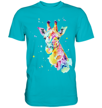 Lade das Bild in den Galerie-Viewer, Bunte Giraffe - Premium Shirt
