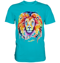 Lade das Bild in den Galerie-Viewer, Bunter Löwe - Premium Shirt
